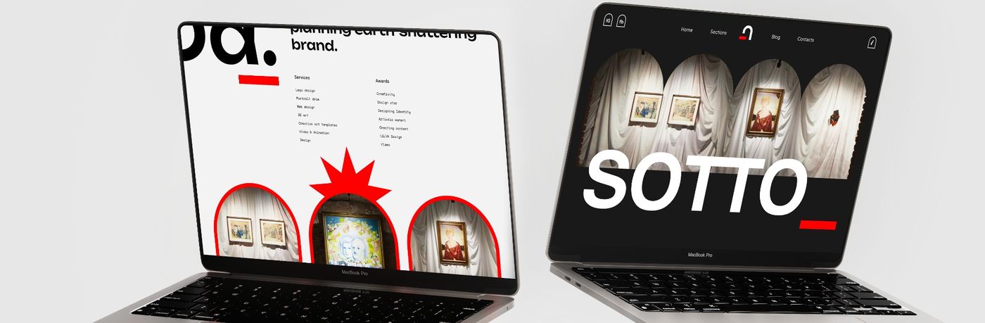 Sotto Spazio — Branding per una galleria d'arte contemporanea (1)