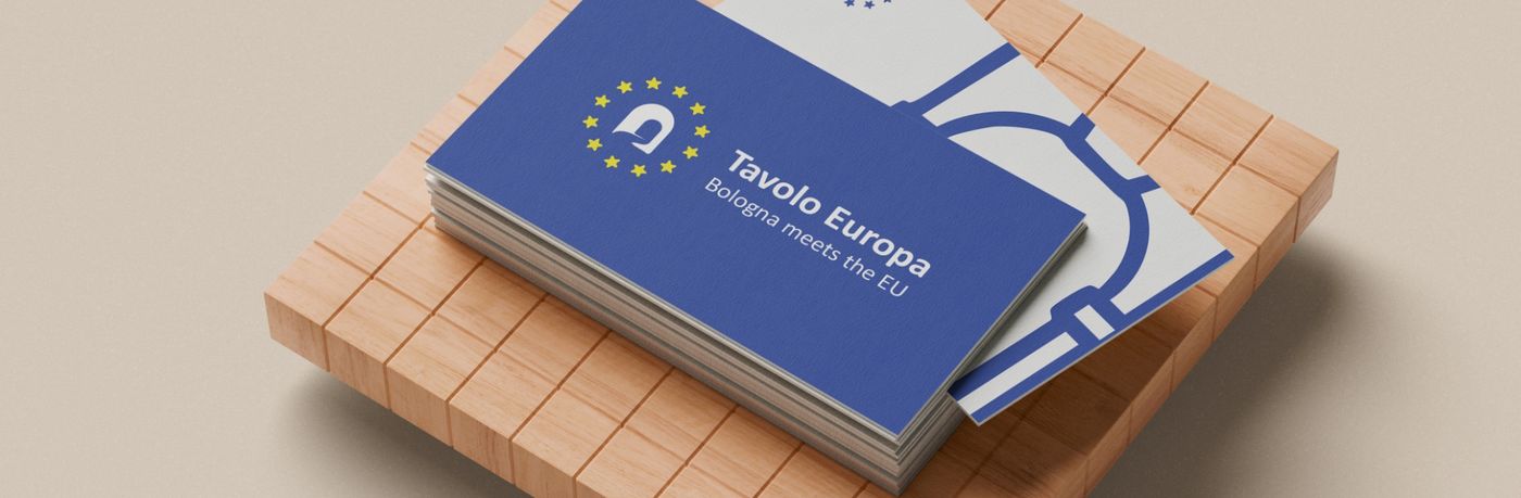 Tavolo Europa — Brand design e sito per il progetto europeo del Comune di Bologna (1)