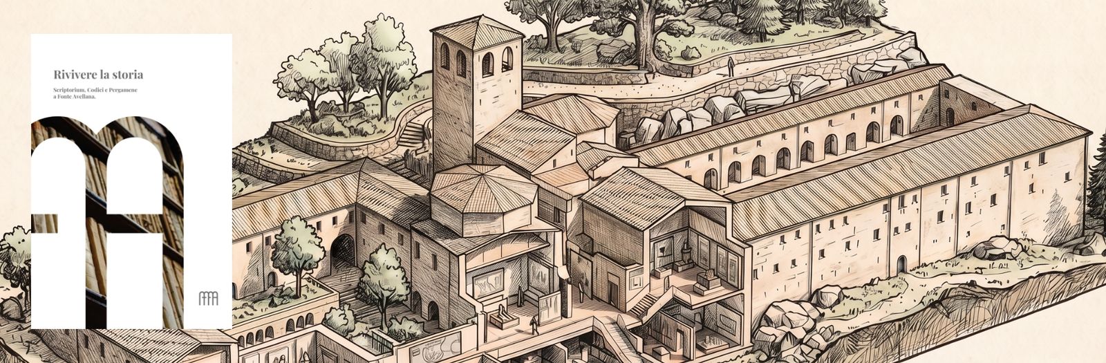 Monastero di Fonte Avellana — Exhibition design museale