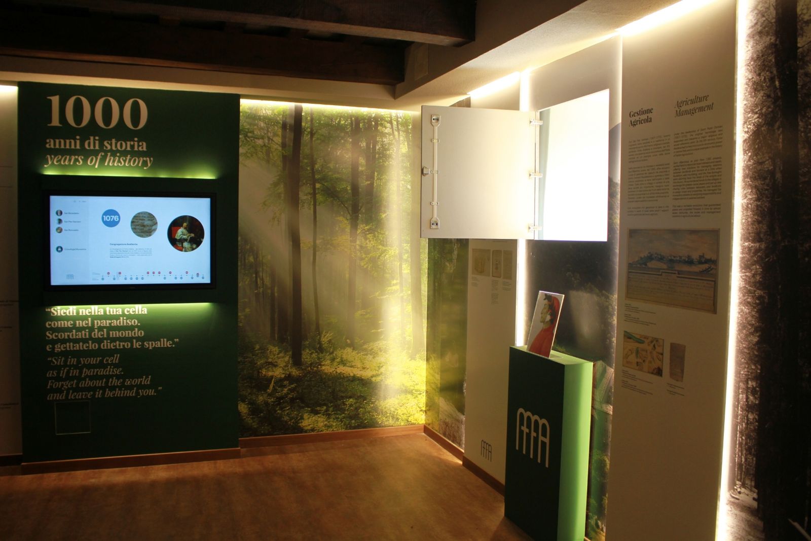 Monastero di Fonte Avellana — Exhibition design museale (5)