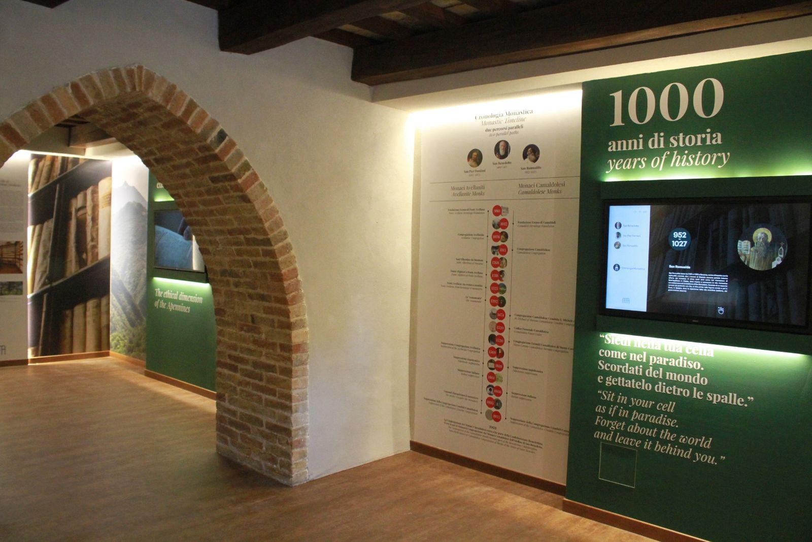 Monastero di Fonte Avellana — Exhibition design museale (9)