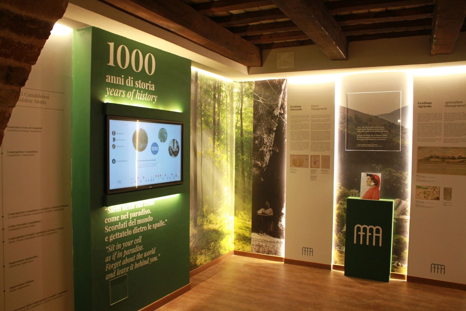 Monastero di Fonte Avellana — Exhibition design museale (12)